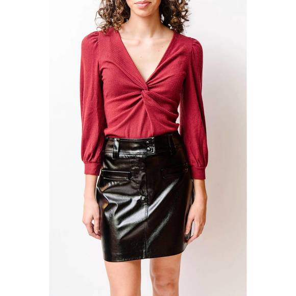 NATION LTD Tops - NEW NATION LTD twisted party top in red